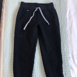 Figs Black Jogger Scrubs XXSP
